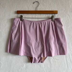 Kortni Jeane womens purple pastel casual summer bikini bottom skirt size XL